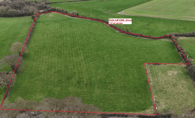 The 7.5 acre field at Attyflin, Patrickswell with road frontage is located very close to the M20 and Limerick GAA’s planned new centre of excellence