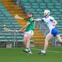 Hugh Flanagan of Limerick takes a shot in the Fulfil Munster U20 HC defeat to Waterford | PICTURE: Brendan Gleeson