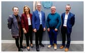 Megan Staunton, Principal Engineer, Aoife Conway, Senior Director, Eamonn Warren, Group Vice President, Ultan McKibbon, Project Manager Director, and Dave Riordan, Lilly Limerick Site Head.