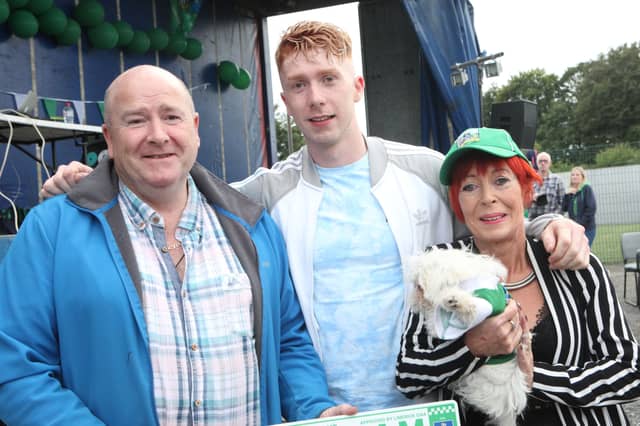 Cian Lynch with his father, Cllr Sean Lynch and his mother Valerie PICTURE: DAVE GAYNOR