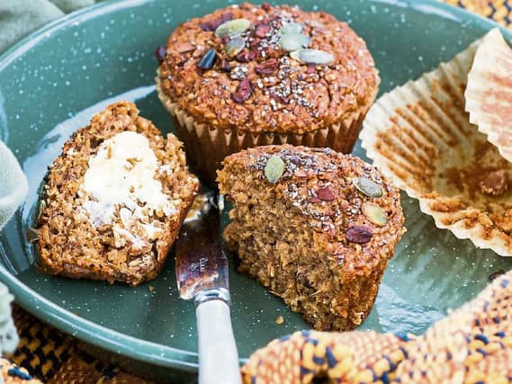 Get the day started off right with one of Gingergirl's banana and bran muffins