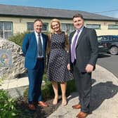 The leadership team at Coláiste Chiaráin in Croom, Gerard O'Sullivan, acting principal, Evelyn Canty, deputy principal and James O'Shaughnessy, acting deputy principal Picture: Coláiste Chiaráin