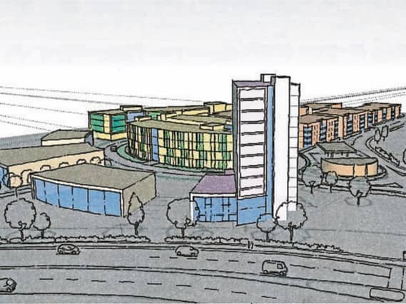 An impression of the proposed development