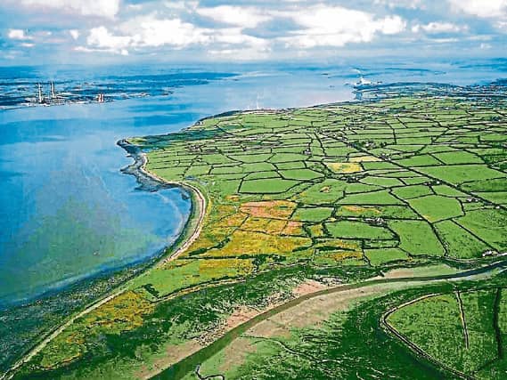 The proposed LNG plant will be located on the Shannon Estuary near Tarbert