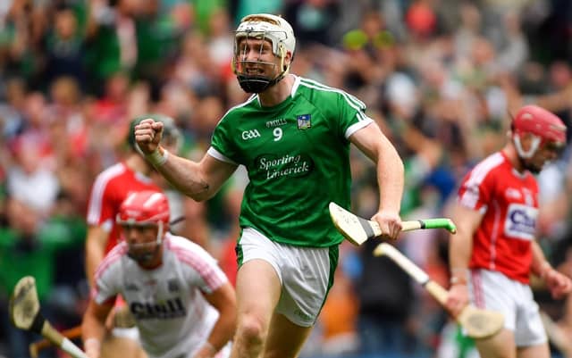 Cian Lynch celebrates after scoring his first half goal