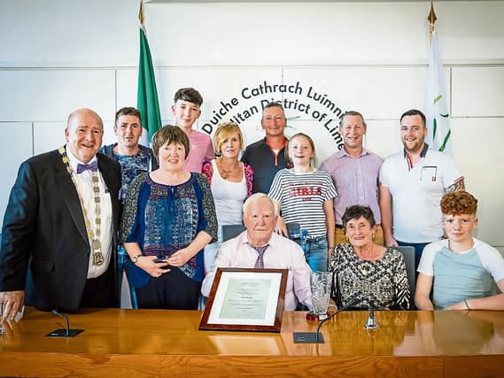 The for Patrickswell's Phil Bennis was hosted by Cllr Seán Lynch, the former mayor of the metropolitan district of Limerick Picture: Keith Wiseman