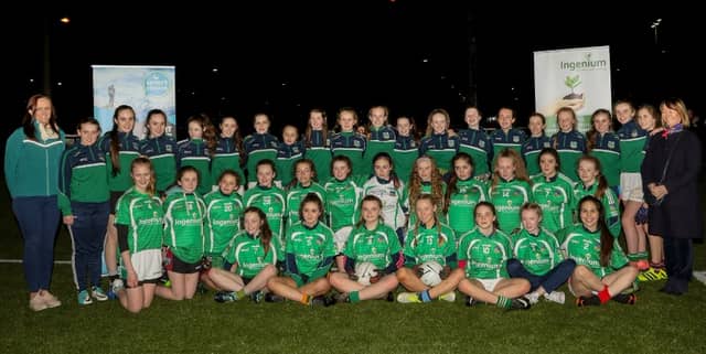 Munster finalists: Limerick U-14 ladies football panel