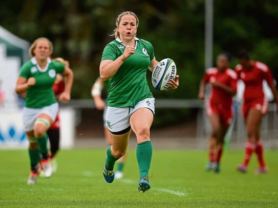 Niamh Briggs in action for Ireland Picture: Sportsfile