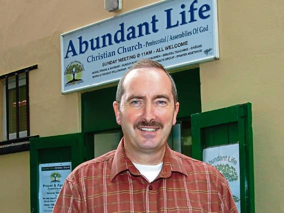 Joy: Rev Kevin Fitzgibbon, senior pastor with the church