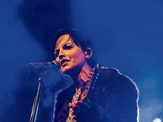 Dolores O'Riordan, pictured performing in her native Limerick, will lie in repose this Sunday