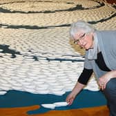 The stunning art installation of over 5,000 ceramic boats is on display in UL in the Bourne Vincent gallery