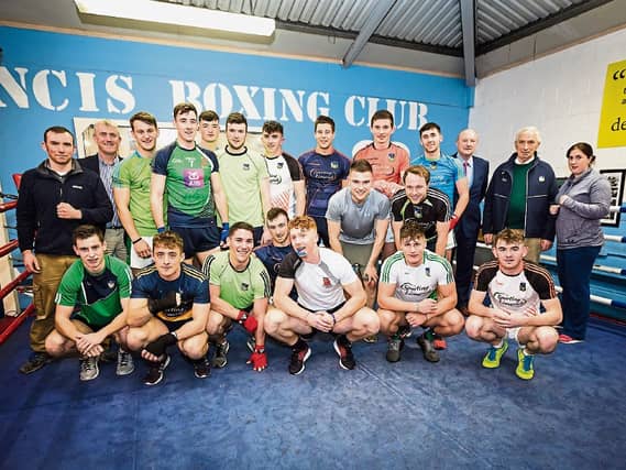 The Limerick hurlers swap hurleys for boxing gloves on Saturday December 9
