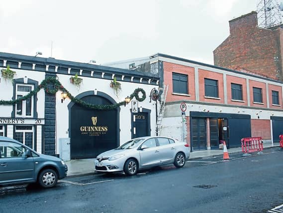 The new venue, pictured this Thursday, is to the rear of Jerry Flannery's Bar at 14 Cecil Street Pictures: Michael Cowhey