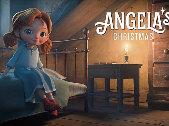 St Joseph’s, King John’s Castle and South’s pub are all featured in animated scenes in Angela’s Christmas