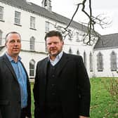 Kevin Kenneally, architect and Maurice O’Connell, ACC chairman, at the old convent in Abbeyfeale