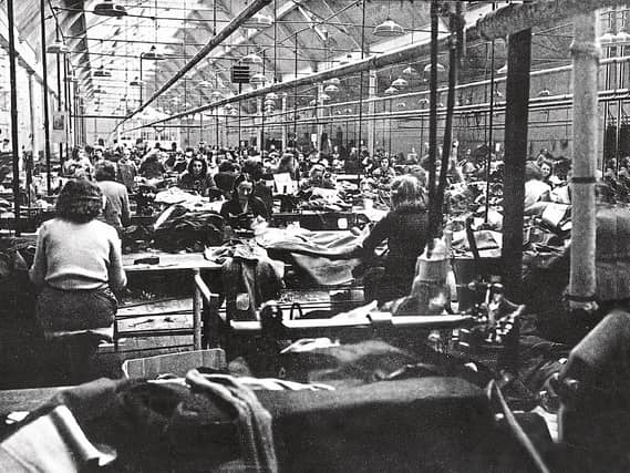 A peak inside the Limerick Clothing Factory c.1950 Picture: courtesy of LCF booklet and Sharon Slater