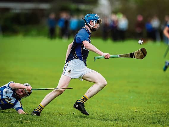 Doon's Gearoid Ryan soloes clear in the loss to Thurles in St Patricks GAA grounds