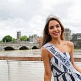 Miss Limerick Racha Mennad will be hoping to dazzle on stage at the Miss Ireland competition this Friday night Picture: Michael Cowhey