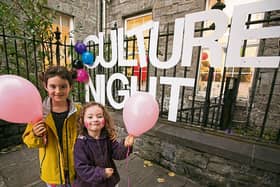 Connie Siddle (7) and Ruthie Siddle (4) were some of thousands who enjoyed Culture Night | Picture: True Media/Oisin McHugh