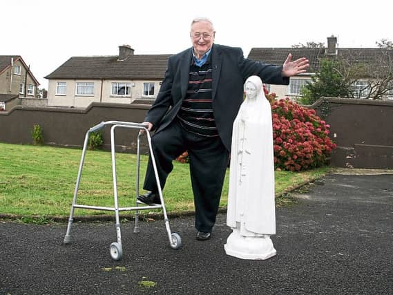 Des Fitzgerald believes he received a miracle cure after buying a statue of Our Lady Pictures: Adrian Butler