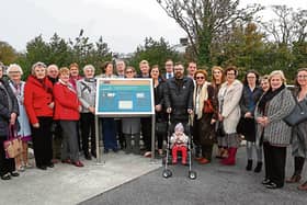 Members of the extended O’Shaughnessy family at National University of Ireland Galway for the ceremony honouring Michael Maurice O’Shaughnessy Picture: Aengus McMahon