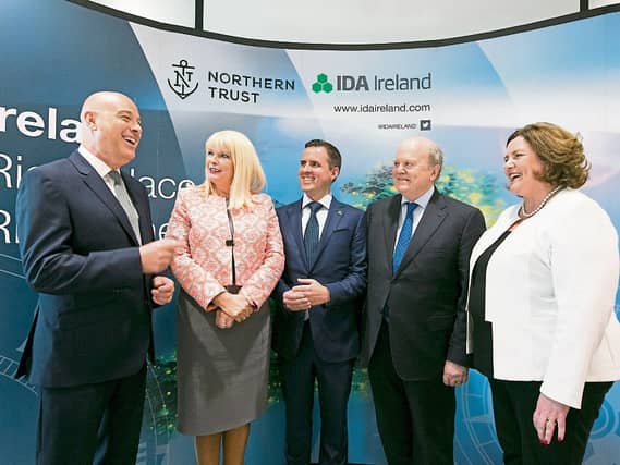Clive Bellows, Mary Mitchell O’Connor, Martin Shanahan, Michael Noonan, and Catherine Duffy at the announcement Picture: Brian Gavin / Press 22
