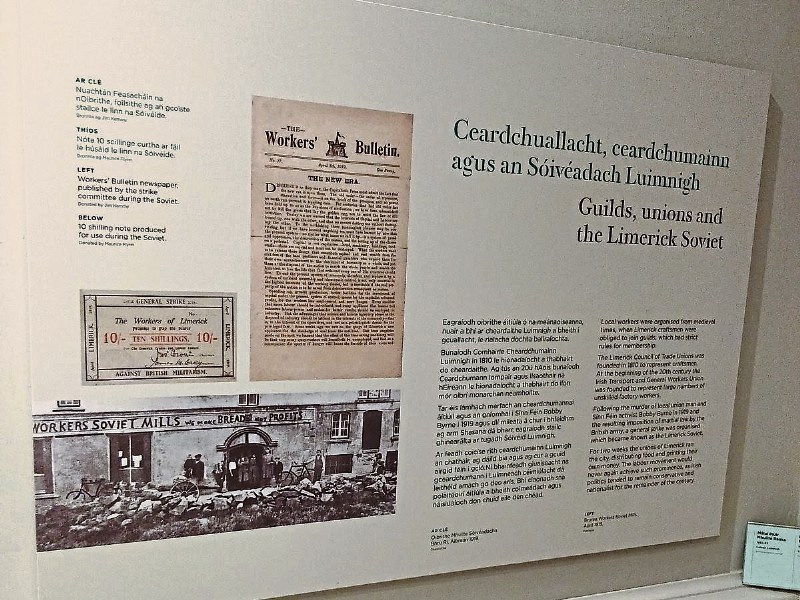 Cian Prendiville is disappointed with the display in newly relocated Limerick Museum