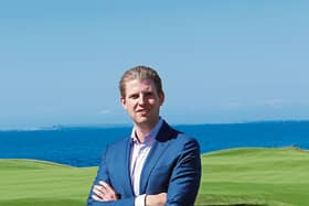 Eric Trump pictured in Doonbeg Picture: Press 22
