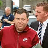 Mark Heffernan arriving to court on an earlier date