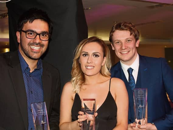 UL students Andrew Roberts, Jennifer Purcell and Paul Saunders