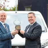 Tom Dennigan, Continental Tyres; Des Cannon, Managing Director, Gowan Distributors