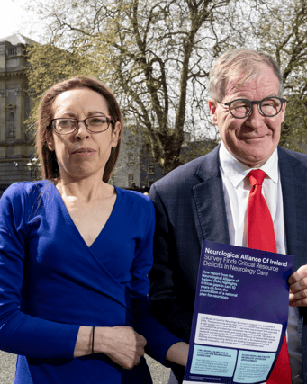 CEO of NAI, Magdalen Rogers and Deputy Colm Burke