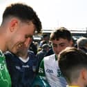 Limerick star James Naughton with young Limerick supporters I PICTURES: Sportsfile