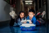 Lukas Rolskis and Deyon P Easow  pictured at the Analog Robotics Workshop in Limerick Educate Together | PICTURE: Brian Arthur