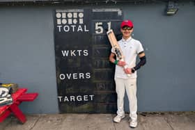 Abubakar Aziz struck 50 for Limerick Cricket Club's third XI over the weekend | PICTURE: Limerick Cricket Club