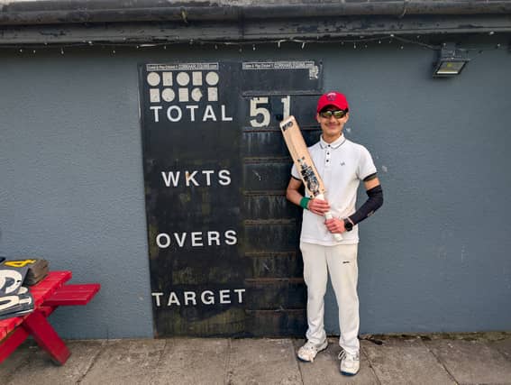 Abubakar Aziz struck 50 for Limerick Cricket Club's third XI over the weekend | PICTURE: Limerick Cricket Club