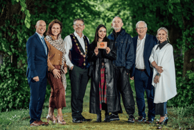 Student Alicia Eugenia Castro Gonzalez, who won the inaugural Cyril Morgan creativity award, pictured at the fashion show PICTURE: BRIAN ARTHUR