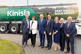 Pat Murphy, CEO of Kinisla; Minister Norma Foley, Taoiseach Micheál Martin; Minister Martin Heydon; Mary Buckley, Kinisla; Catherine Keogh, Kerry Group, and James Tangney, Kinisla chair at the launch
