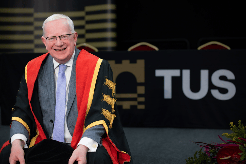 Founding president of the Technological University of the Shannon Vincent Cunnane is set to retire in 2027