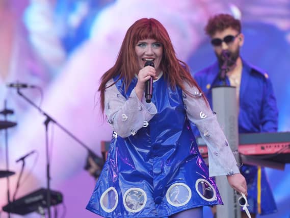 Cmat performing at Glastonbury Festival 2025