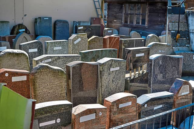 Gardai are investigating criminal damage to headstones
