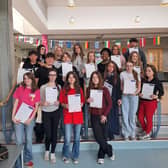 Flying the flag: Students from St Mary's National School, King's Island in Limerick city took part in Our Voice Our Europe at the Northside Youth Space, Ballynanty