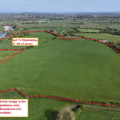 ​One of the many choice lots up for auction on July 1 is 49.5 acres with extensive road frontage at Clounanna, Patrickswell