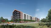 A render of the proposed new development - Plassey Way - earmarked for Canal Bank