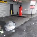 The entrance to the Henry Street car park was identified by inspectors as being an issue
