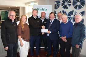 John Kerrisk, Aine Tangney, Pat Murphy and James Tangney, Kinisla, sponsor, with John McNamara, Charleville Show chair, Eugene Madigan, Thomas Blackburn and William Mulcahy, show committee  