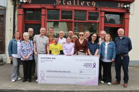 Regulars at Slattery's Pub in Lord Edward Street helped raise over €10,000 for the Irish Cancer Society PICTURE: Adrian Butler