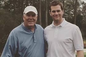 NFL star Tom Brady with his father, Tom Brady Sr
