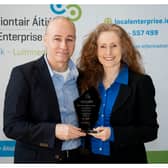 Maria Ryan and Christy Murphy, Crystal Lean Solutions, winner of Export Award,  pictured at the Local Enterpise Office - National Enterprise Awards, Limerick 2026. 