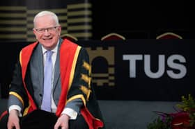 Prof Vincent Cunnane, who is stepping down as president of the Technological University of the Shannon, will address Limerick Civic Trust this Friday | PICTURE: Keith Wiseman